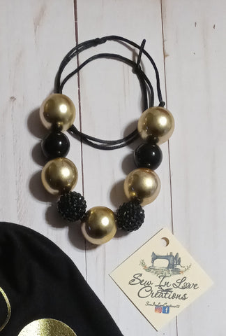 Black & Gold Necklace