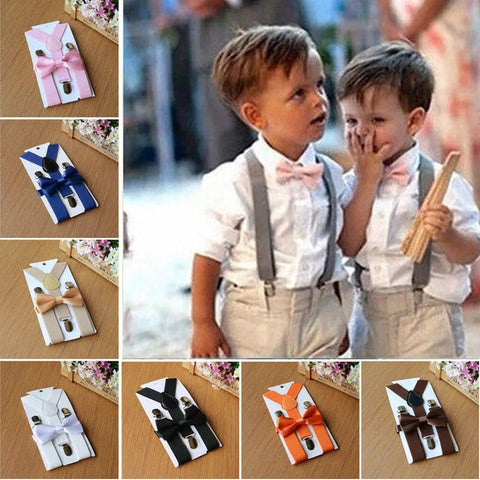 Bow Tie with Suspenders