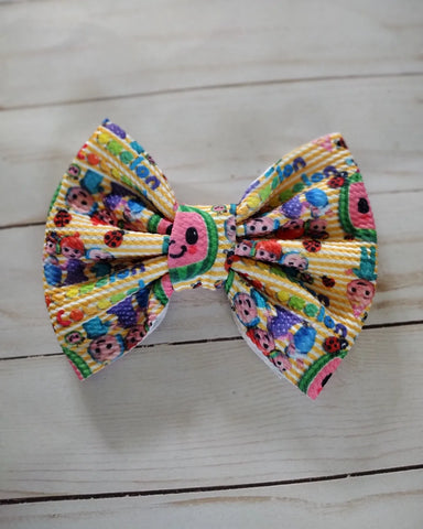 Cocomellon rainbow bow