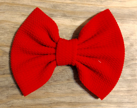 Solid Red Bow