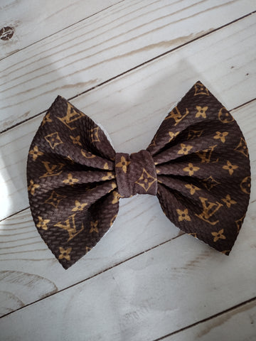 LV Brown Bow