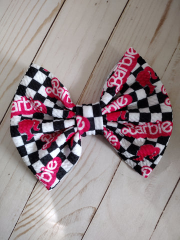 Barbie Checkered Bow