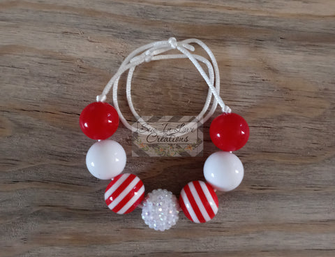Red & White Necklace