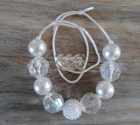 White Christmas Necklace